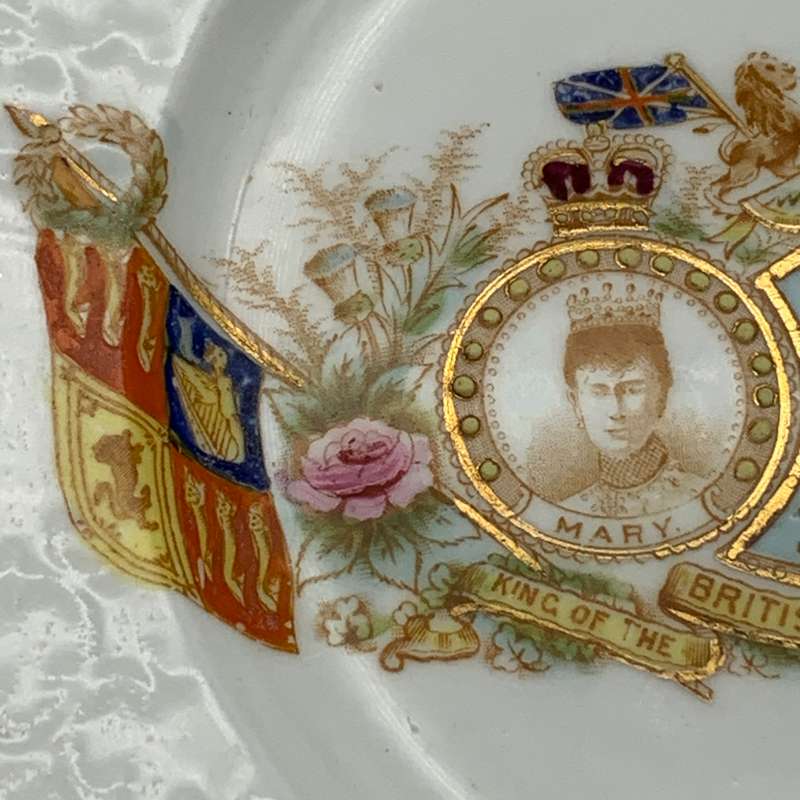 Antique 'Mary & George' Commemorative Plate (1911)