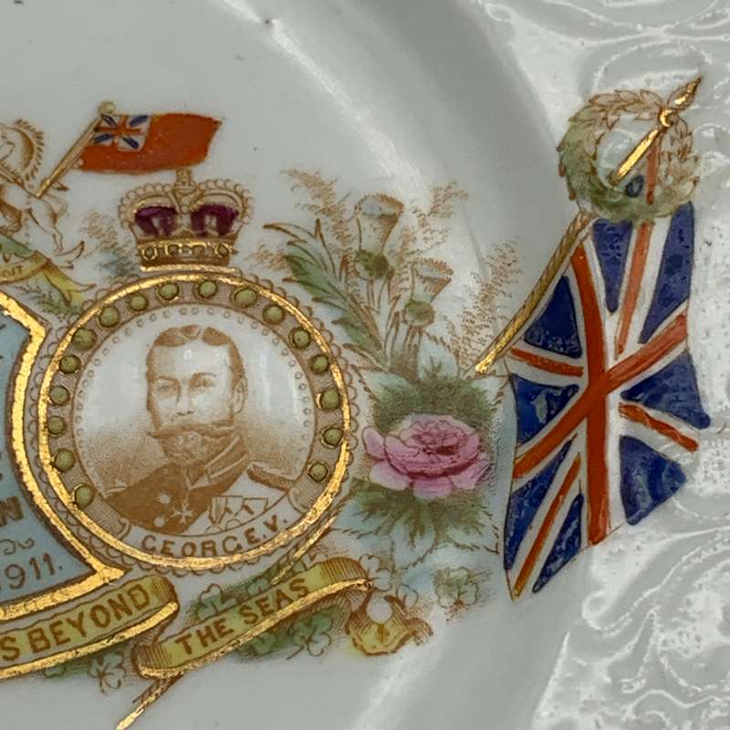 Antique 'Mary & George' Commemorative Plate (1911)