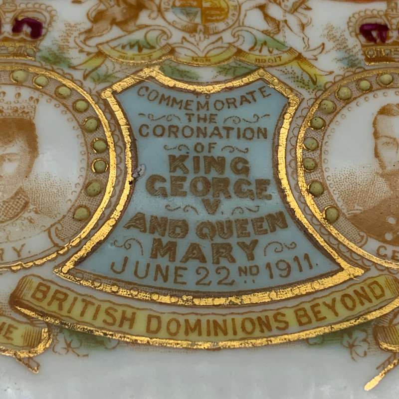 Antique 'Mary & George' Commemorative Plate (1911)