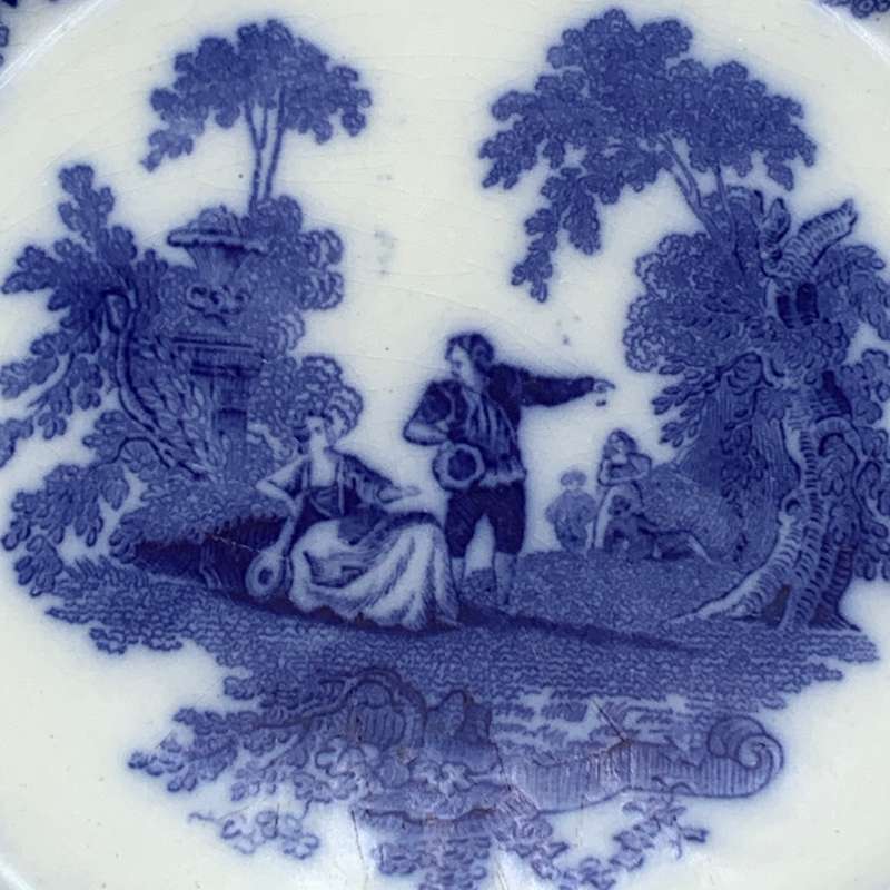 Antique 'Doulton Burslem' Plate (Watteau)
