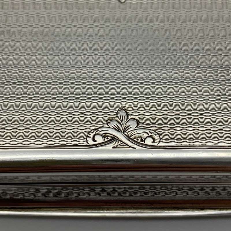 Superb Silver & Enamel French Antique Snuff Box (Claude D. Roussel)