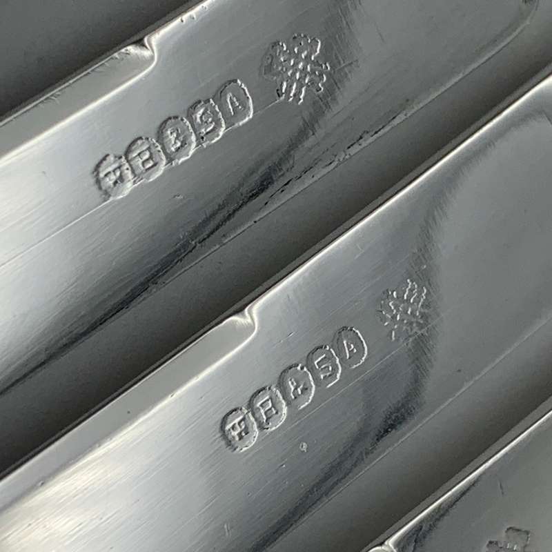 Antique Sterling Silver Cased Butter/Pate Knives (1911)