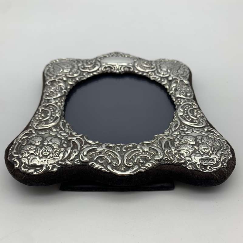 Vintage Sterling Silver 'Reynolds Angels' Photo Frame