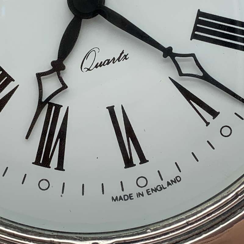 Lovely Vintage Sterling Silver Table Clock