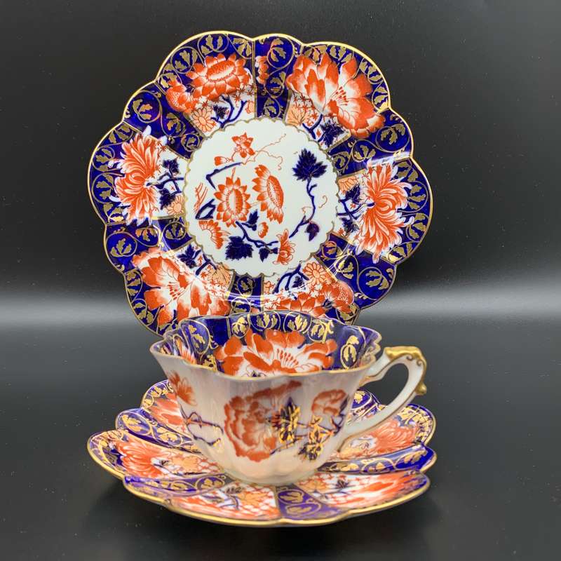 Victorian 'Wileman Foley' Empire Shape Trio (Pre-Shelley)