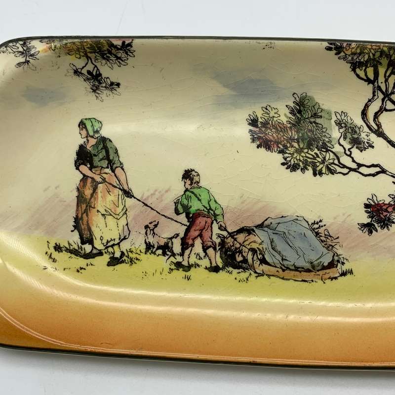 Early Royal Doulton 'The Gleaners' Trinket Dish (D6123)
