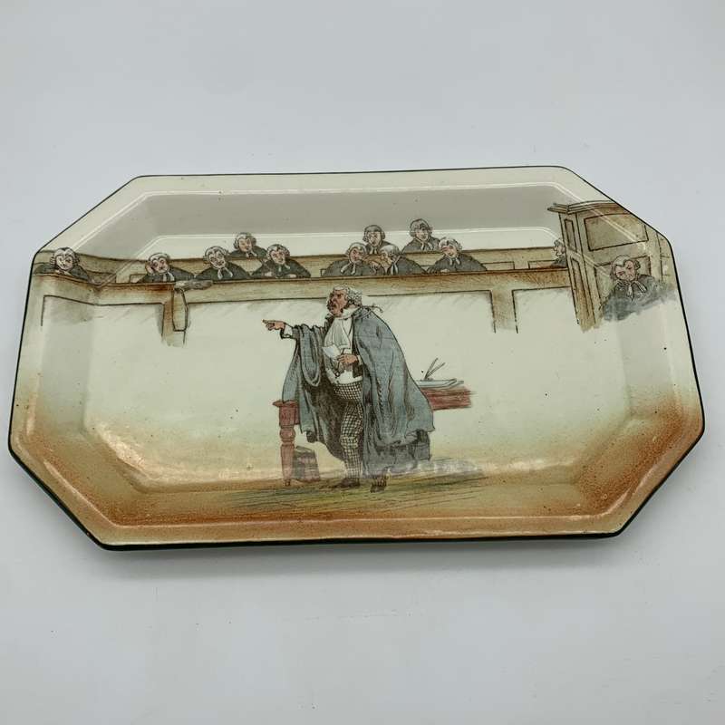 Scarce Royal Doulton 'Sergeant Buzfuz' Dickens Ware Tray (D2973)