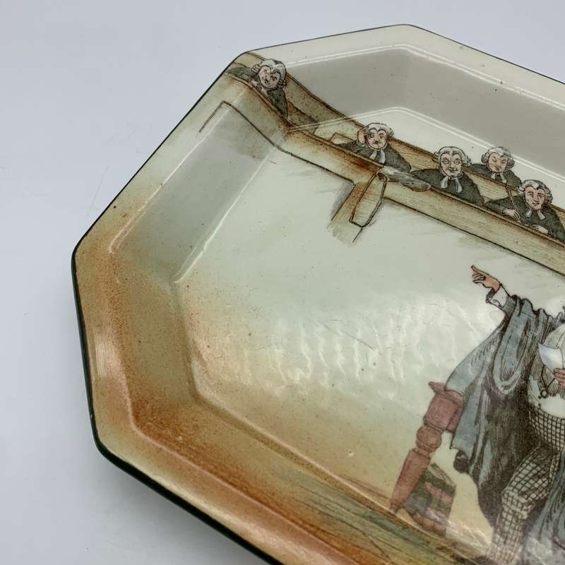 Scarce Royal Doulton 'Sergeant Buzfuz' Dickens Ware Tray (D2973)