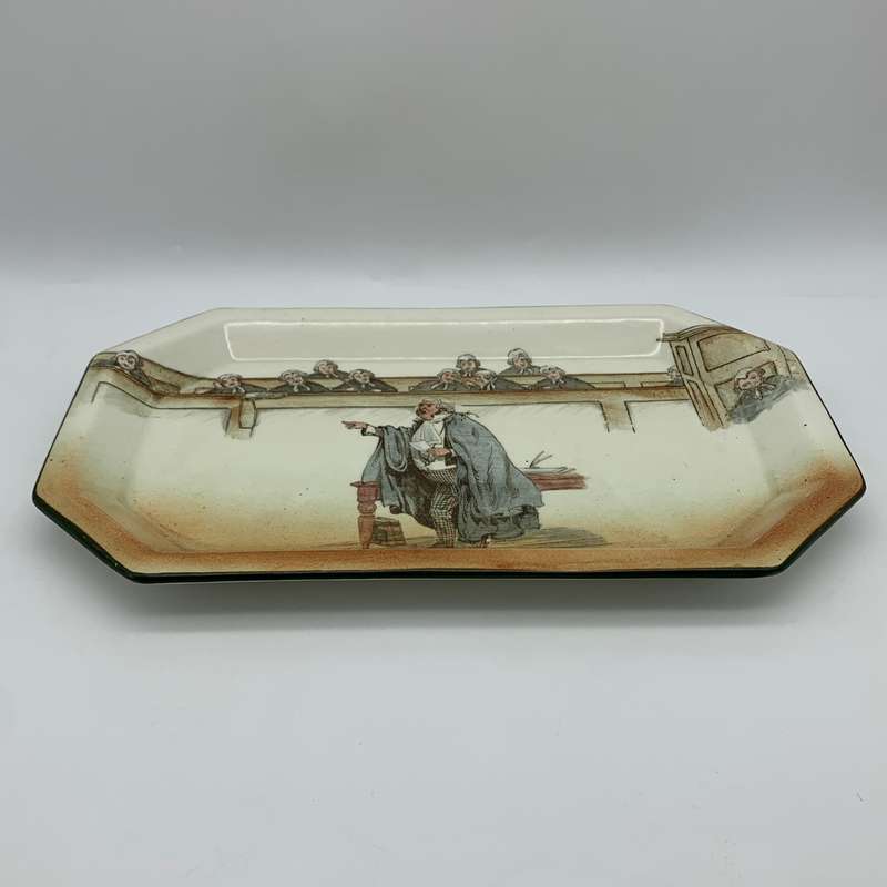 Scarce Royal Doulton 'Sergeant Buzfuz' Dickens Ware Tray (D2973)