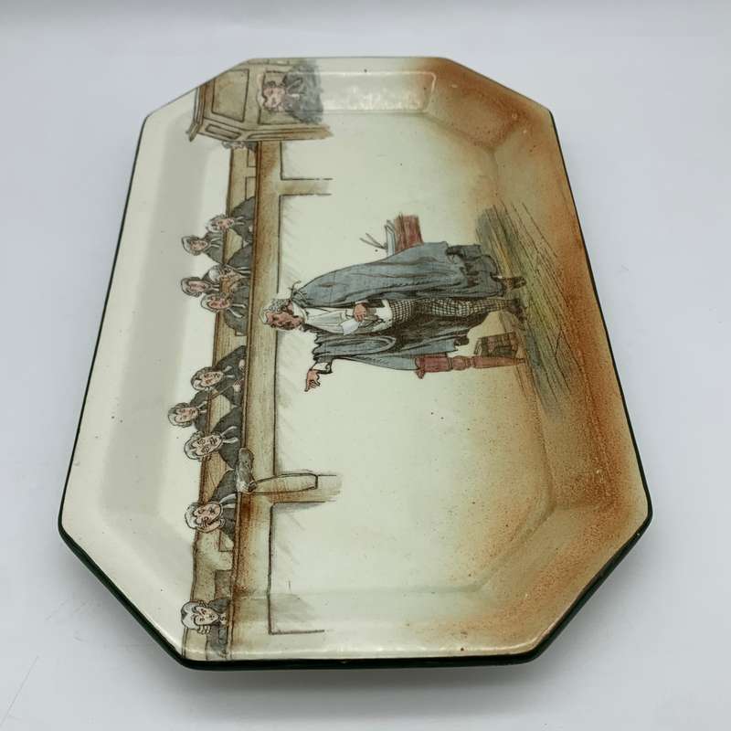 Scarce Royal Doulton 'Sergeant Buzfuz' Dickens Ware Tray (D2973)