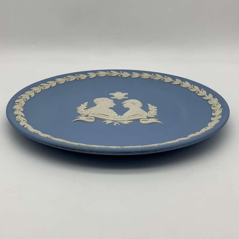 Blue Wedgwood Jasperware Plate (Royal Wedding)
