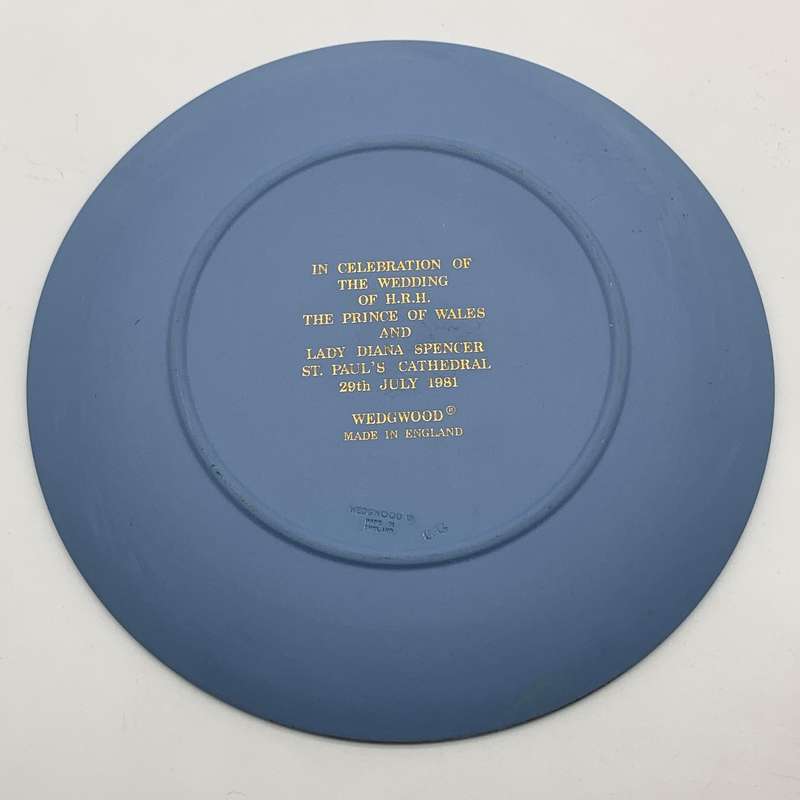 Blue Wedgwood Jasperware Plate (Royal Wedding)