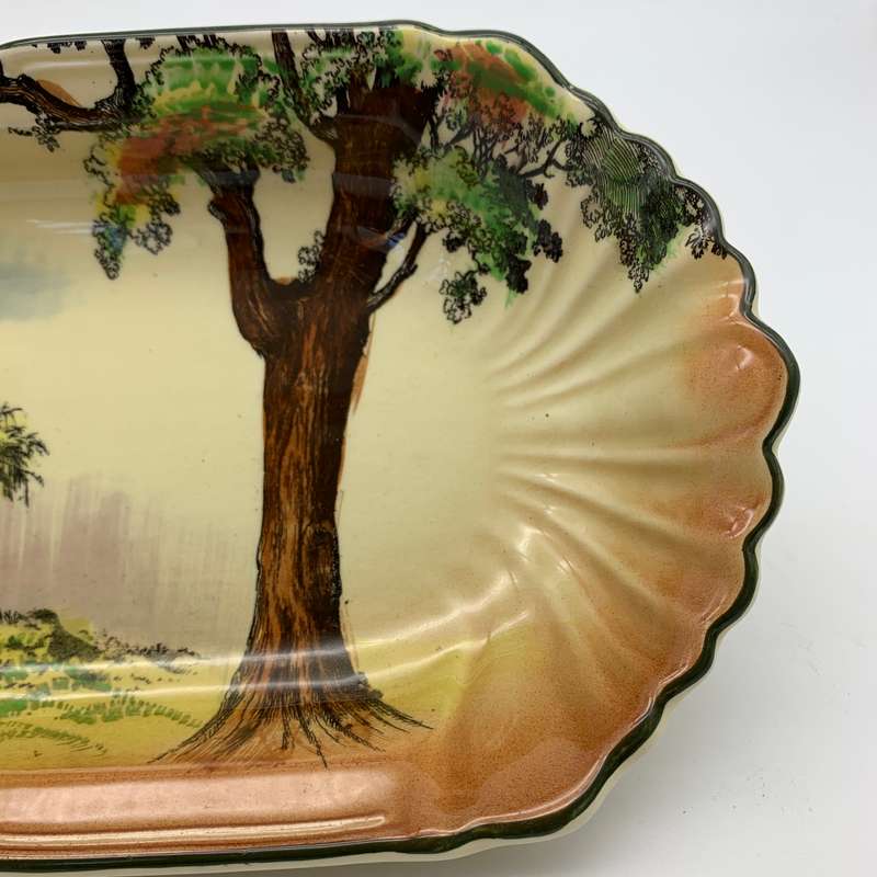 Early Royal Doulton 'The Gleaners' Snack Dish (D4983)