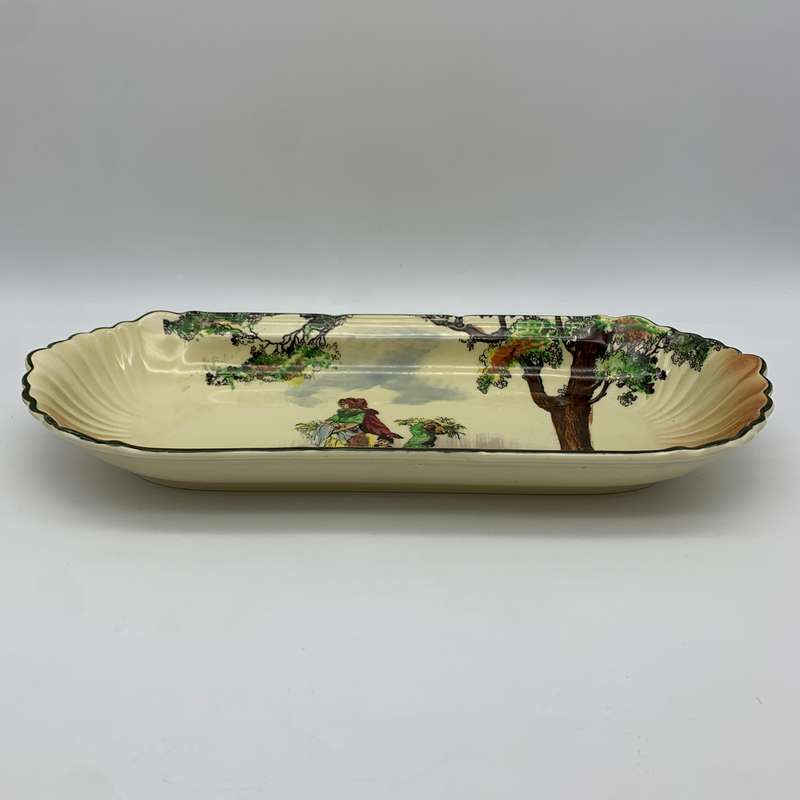 Early Royal Doulton 'The Gleaners' Snack Dish (D4983)
