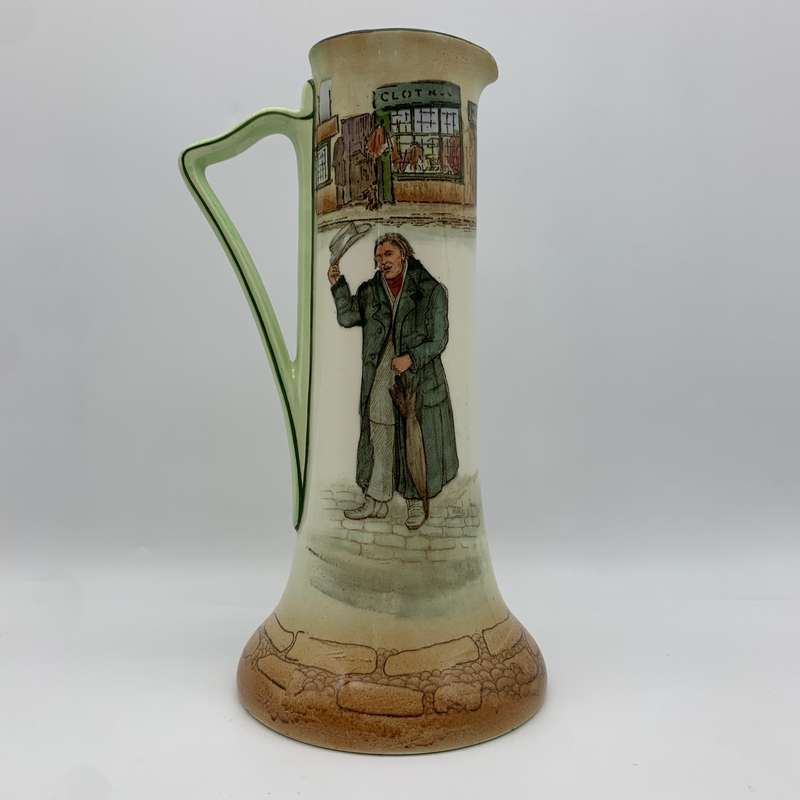 Tall Royal Doulton 'Squeers' Dickens Ware Ewer (D2973)