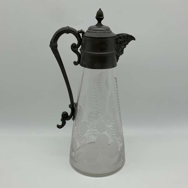 Victorian Cut-Glass Claret Jug (Eton Gun Club - 1877)