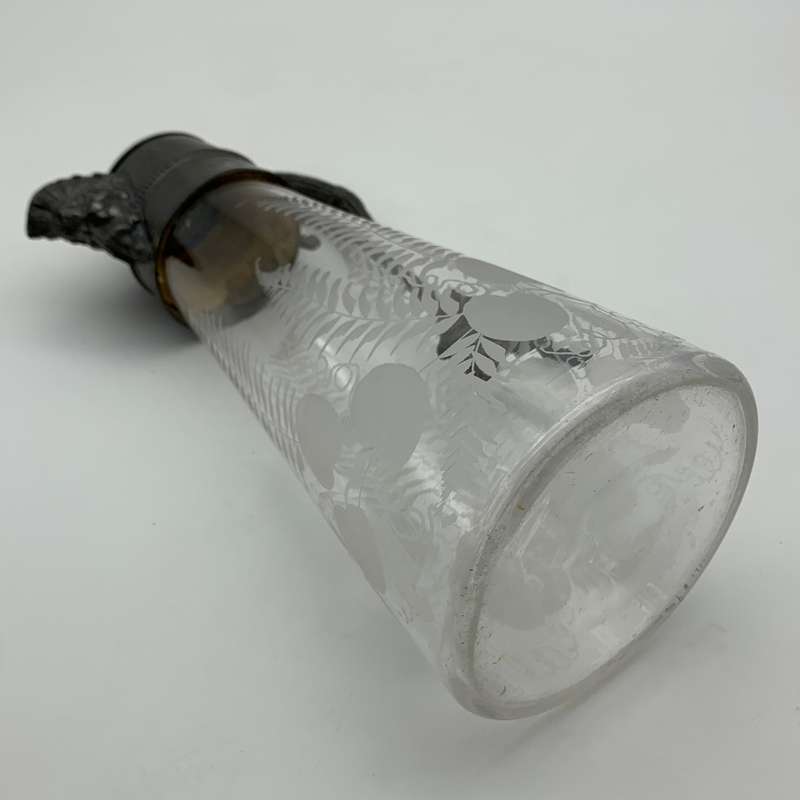 Victorian Cut-Glass Claret Jug (Eton Gun Club - 1877)