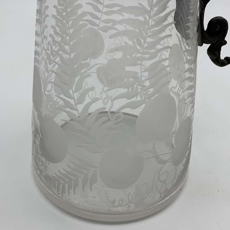 Victorian Cut-Glass Claret Jug (Eton Gun Club - 1877)
