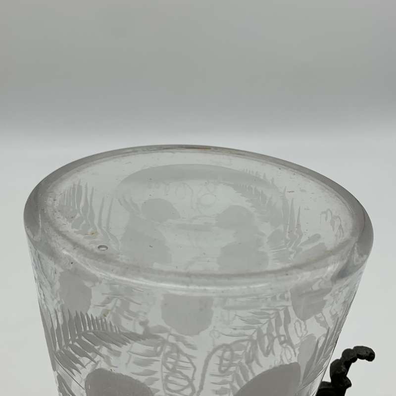Victorian Cut-Glass Claret Jug (Eton Gun Club - 1877)