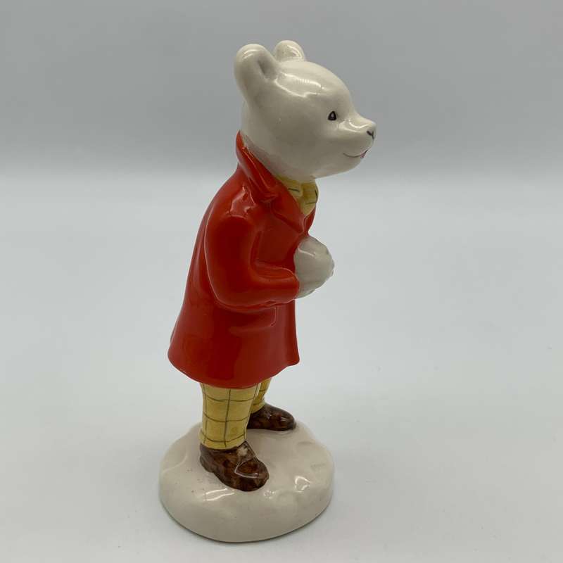 Scarce Beswick Rupert Bear 'Snowballing' Figurine