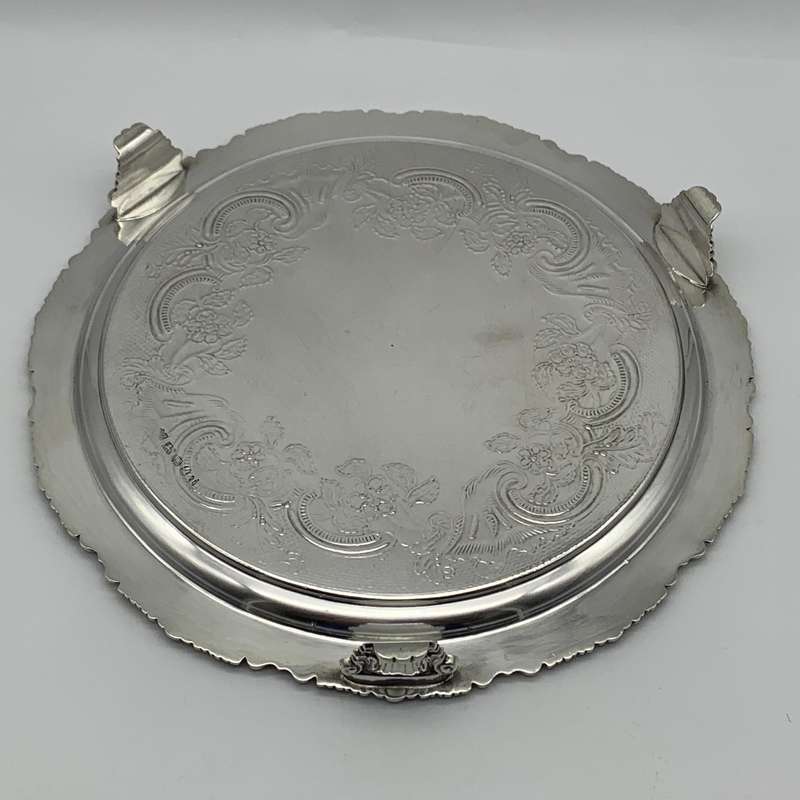 Fabulous Sterling Silver 'George III' Salver (1818)