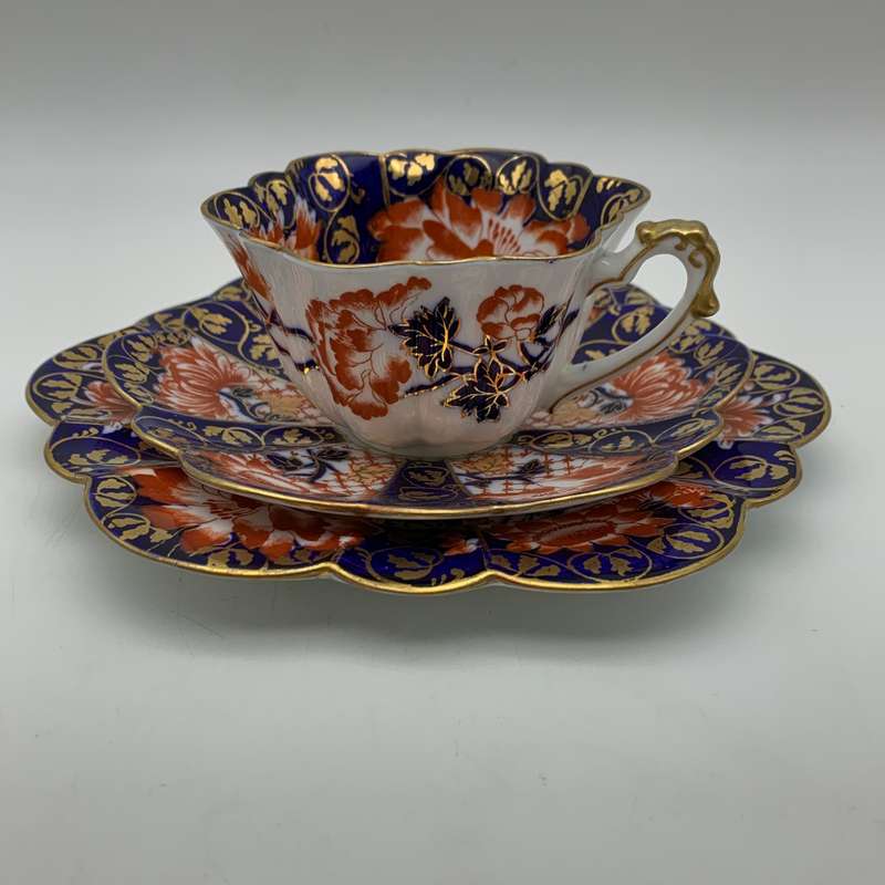 Victorian 'Wileman Foley' Empire Shape Trio (Pre-Shelley)