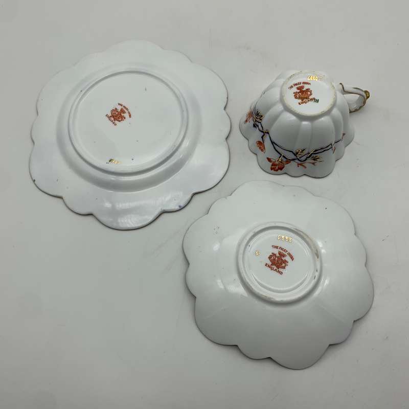 Victorian 'Wileman Foley' Empire Shape Trio (Pre-Shelley)