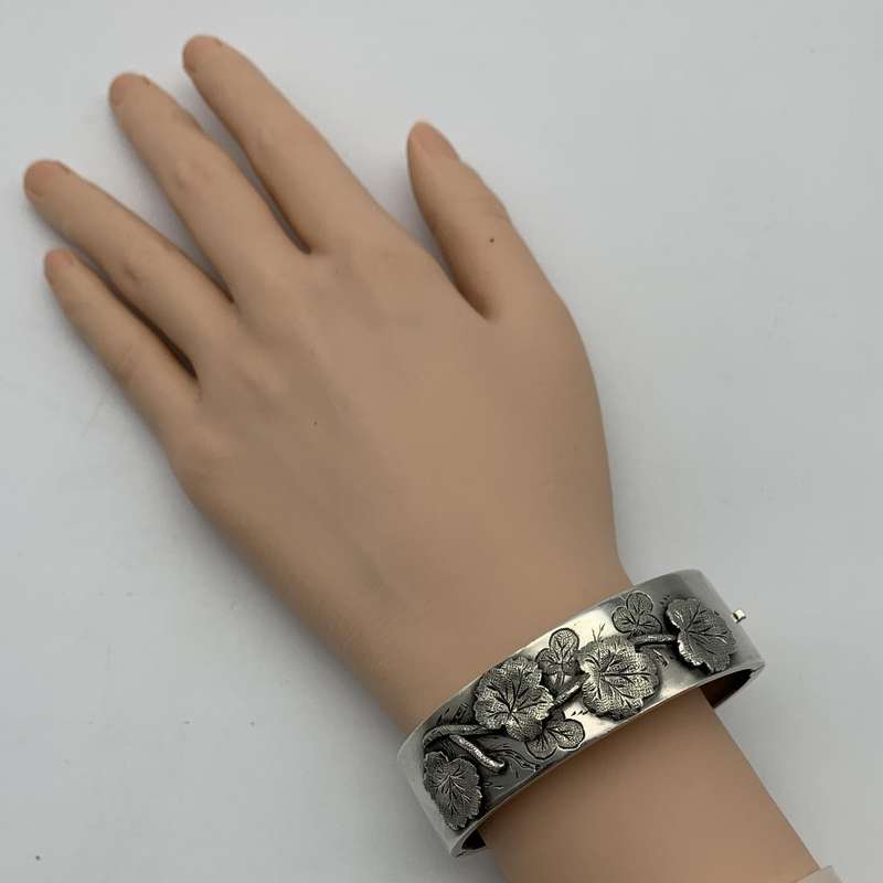 Victorian Sterling Silver Bangle (1884)