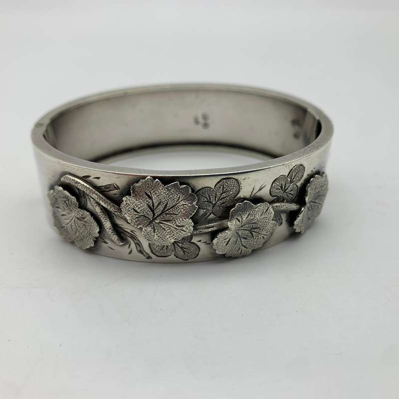 Victorian Sterling Silver Bangle (1884)