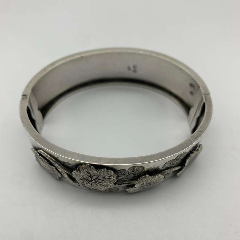 Victorian Sterling Silver Bangle (1884)