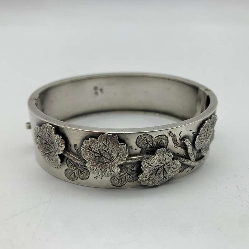 Victorian Sterling Silver Bangle (1884)