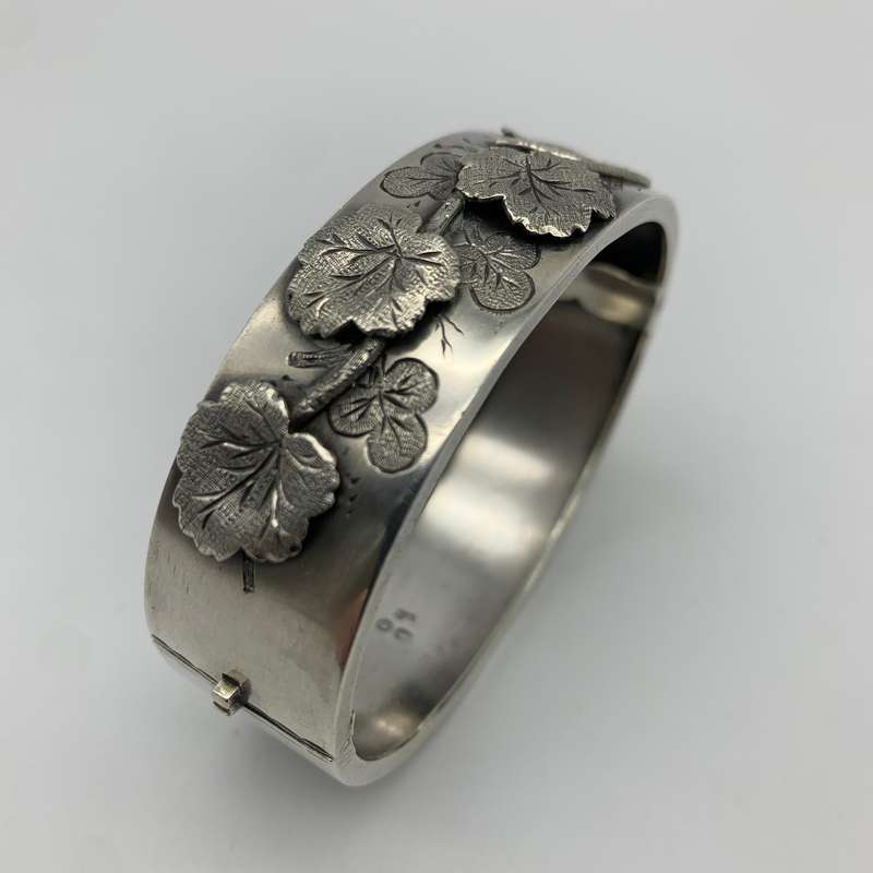 Victorian Sterling Silver Bangle (1884)