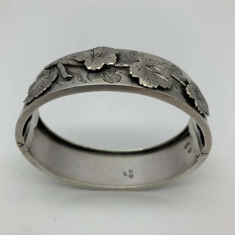 Victorian Sterling Silver Bangle (1884)