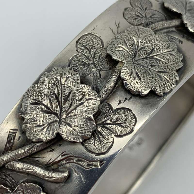 Victorian Sterling Silver Bangle (1884)