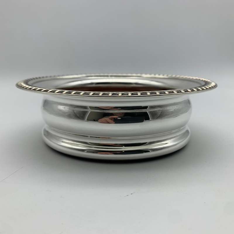 Fine Quality Solid Silver Wine Coaster
