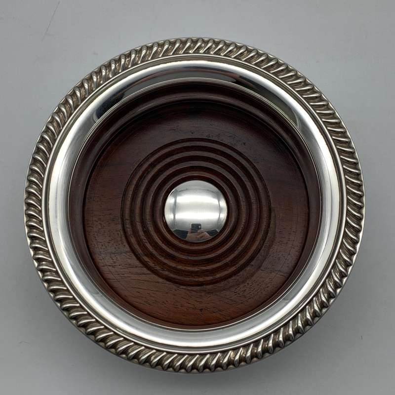 Fine Quality Solid Silver Wine Coaster