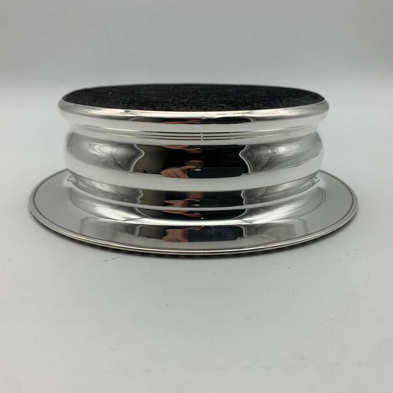 Fine Quality Solid Silver Wine Coaster