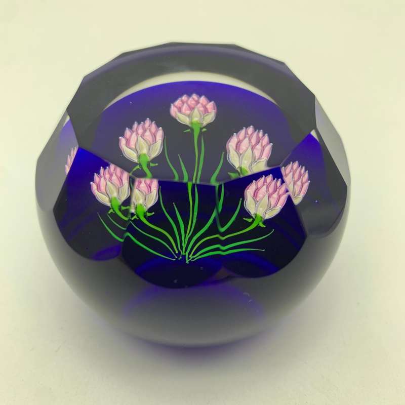 Rare 'Caithness' Glass 'Thrift' Paperweight (Ltd Edition of 250)