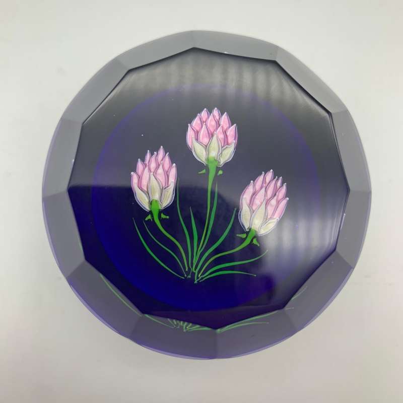 Rare 'Caithness' Glass 'Thrift' Paperweight (Ltd Edition of 250)