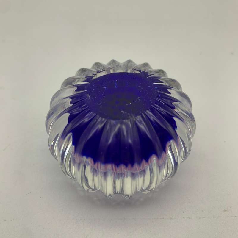 Vintage 'Perthshire' Millefiori Glass Paperweight (Signed)