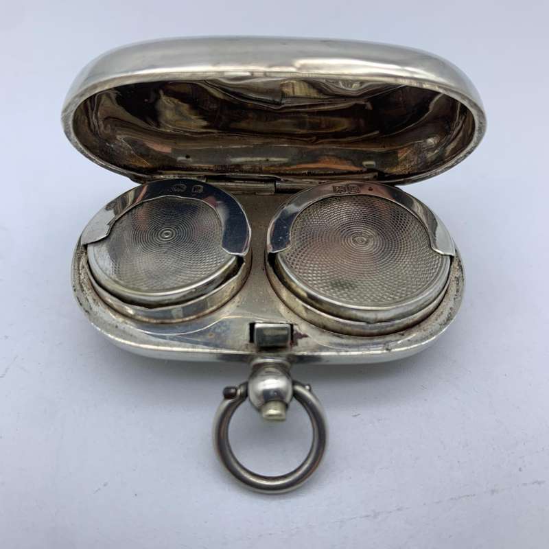 Antique Silver 'Double' Sovereign Case (1914)