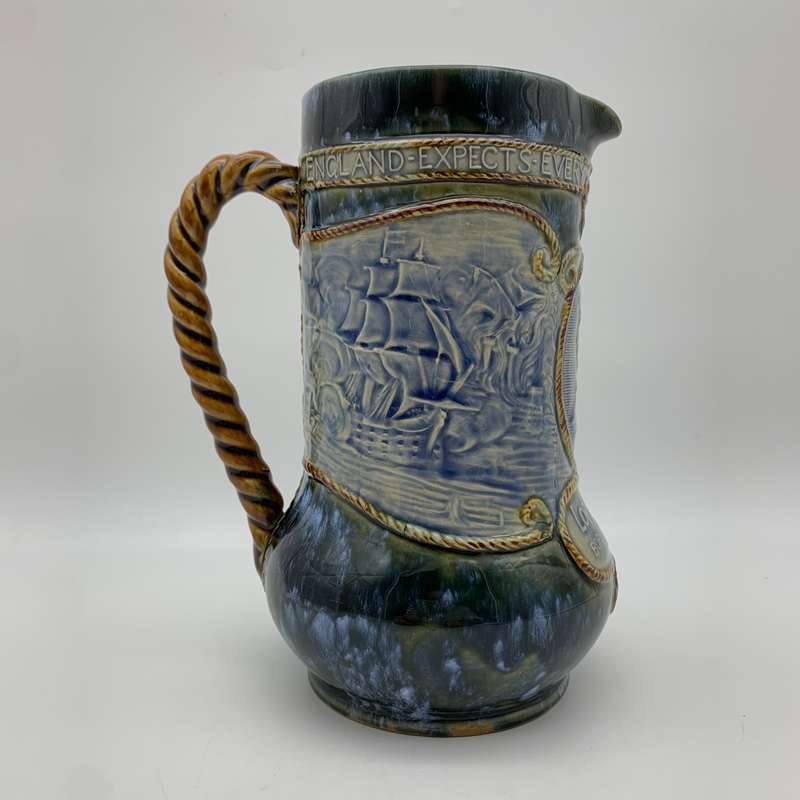 Large Royal Doulton 'Lord Nelson - Trafalgar' Jug (1905)