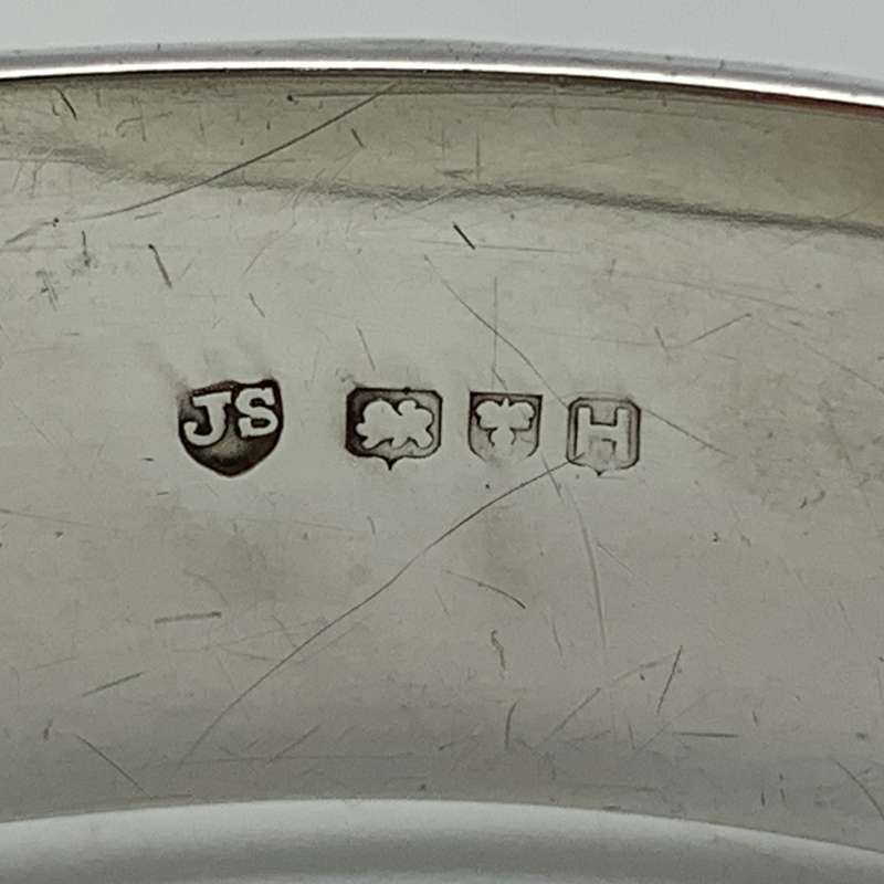 Early Sterling Silver & Gold Bangle (Chester 1958)
