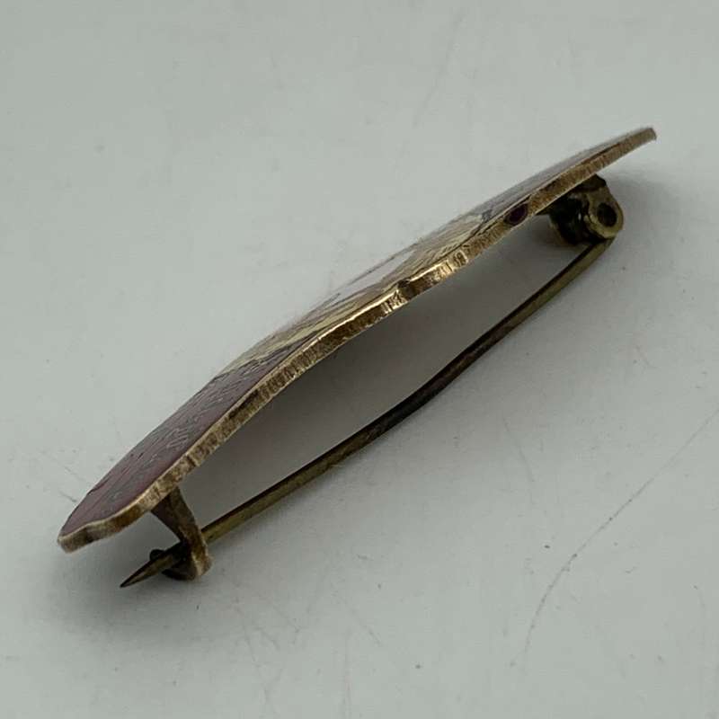 Scarce Enamel 'Shirley Temple' Brooch