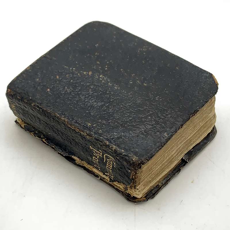 Antique Miniature Silver Fronted 'Common Prayer' Book (1908)