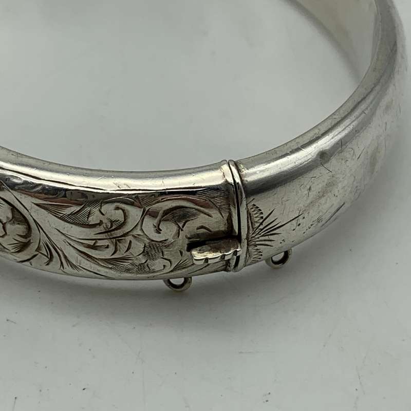 Early Sterling Silver Bangle (Chester 1938)