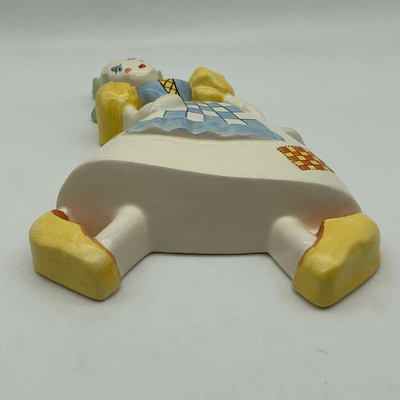 Art Deco Crown Devon' Nursery Wall Plaque (Dutch Girl)