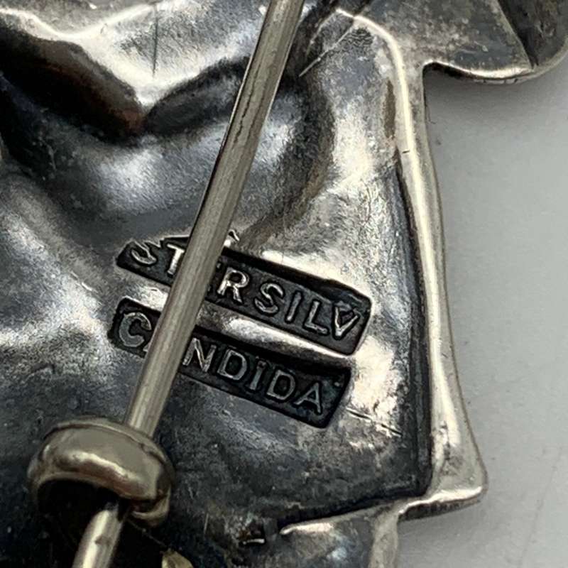 Early Sterling Silver 'Candida' Brooch