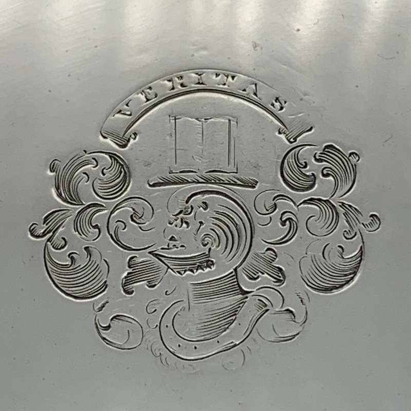 Georgian Silver Card Tray/Teapot Stand (1817)
