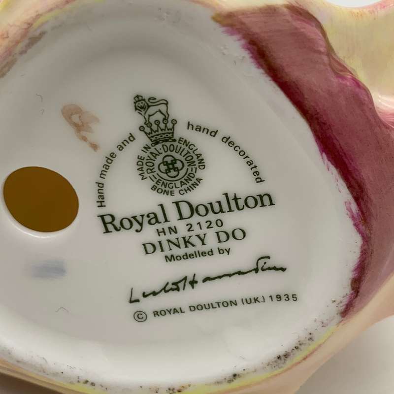 Royal Doulton 'Dinky Do' Figurine (Pink Colourway)